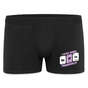 Gamer - Zocker - Geek - Boxer Homme - noir - Devant