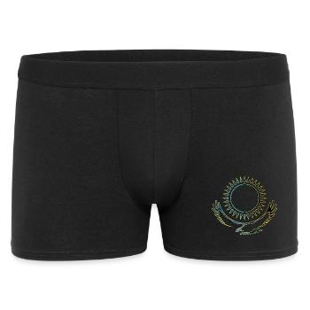 Kazakhstan Adler noble - Boxer Homme - noir - Devant