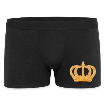 couronne royale d'épis de blé - Boxer Homme - noir - Devant