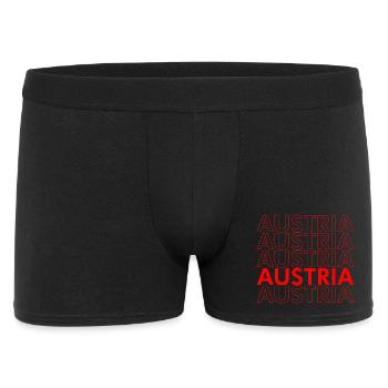 Motif de surimpression néon autrichien - Boxer Homme - noir - Devant