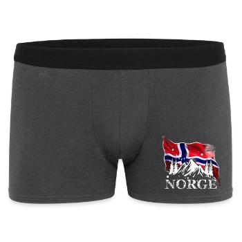 Norwegen - Männer Boxer Shorts - Anthrazit - Vorne