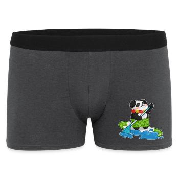 Stand Up Paddling Stand up Paddler Panda - Boxer Homme - charbon - Devant