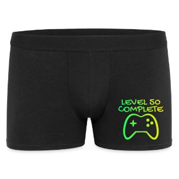 50th Birthday Level 50 Complete - Men's Boxer Shorts - black - Front