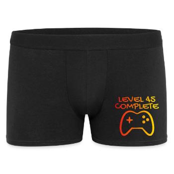 45th Birthday Level 45 Complete - Men's Boxer Shorts - black - Front