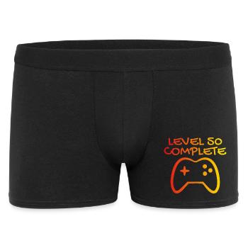 50 anniversaire - Niveau 50 Complete - Gamer 50 ans - Boxer Homme - noir - Devant