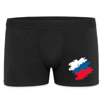 Czechia - Men's Boxer Shorts - black - Front