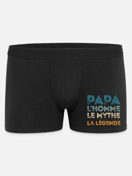 Papa Homme Mythe Légende - Boxer Homme - noir