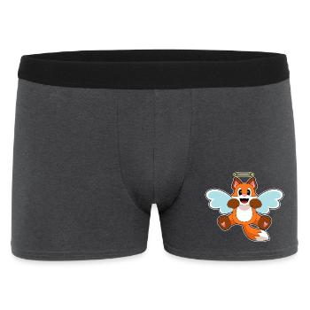 Fuchs Engelsflügel - Männer Boxer Shorts - Anthrazit - Vorne