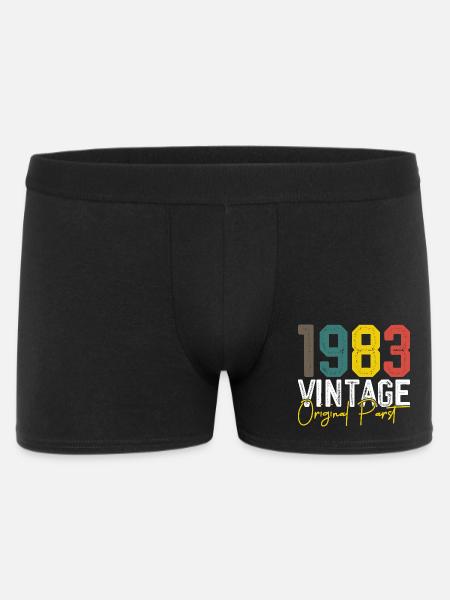 Originale Teile von 1983 - Männer Boxer Shorts - Schwarz