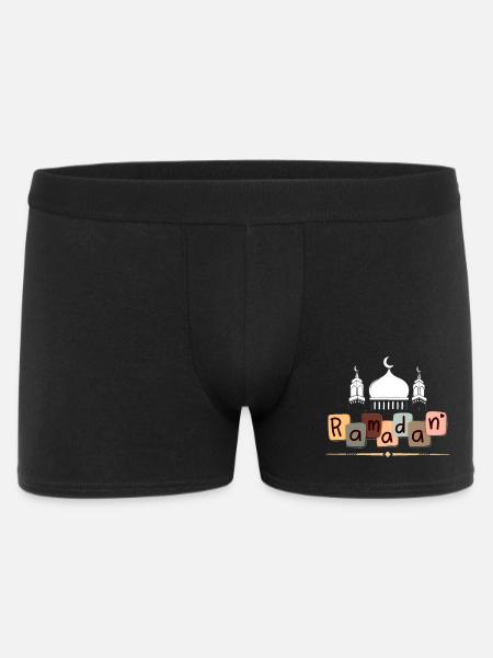 Ramadan Mosaic Blocks Mosque - Boxer Homme - noir