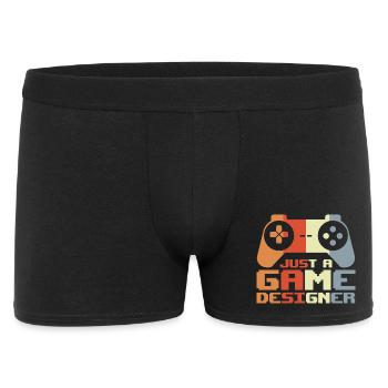 Videospiel Designer - Männer Boxer Shorts - Schwarz - Vorne