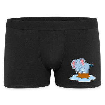 Elephant Water - Men's Boxer Shorts - black - Front