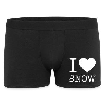 J’ADORE LA NEIGE - Boxer Homme - noir - Devant
