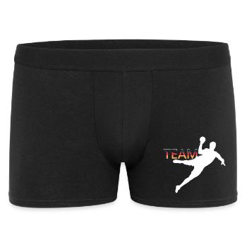 Club de logo de l’équipe d’Allemagne de handball de l’EC - Boxer Homme - noir - Devant