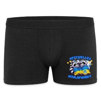 Official Sleep Shirt, Raccoons of Ukraine - Men's Boxer Shorts - black - Front