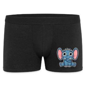 Éléphant - Boxer Homme - noir - Devant