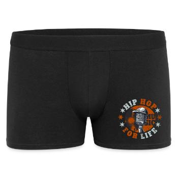 Hip Hop pour la vie - Boxer Homme - noir - Devant