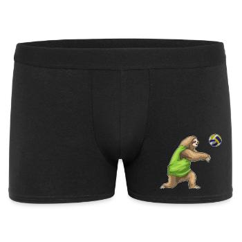 Sloth Volleyball Player Volleyball - Men's Boxer Shorts - black - Front