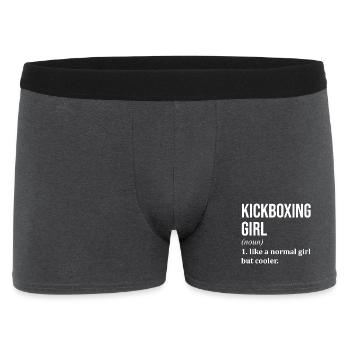 Kickboxing - Boxer Homme - charbon - Devant
