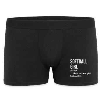 softball - Boxer Homme - noir - Devant
