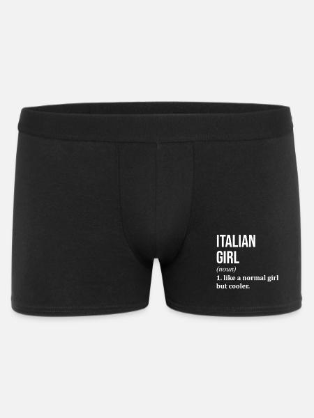 Italie, Italie, Italie - Boxer Homme - noir