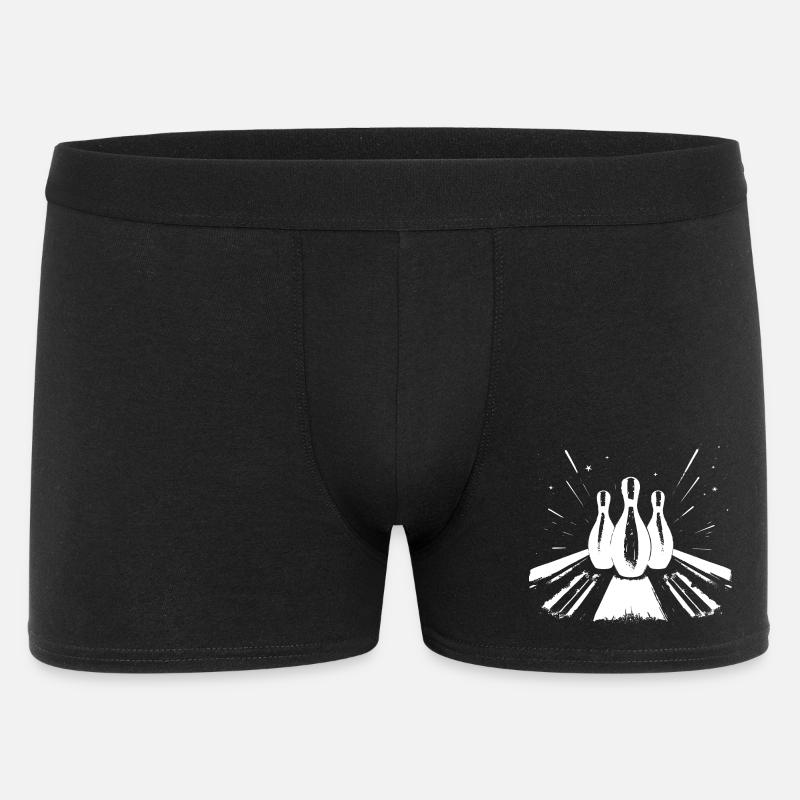 Bowling - Männer Boxer Shorts - Schwarz