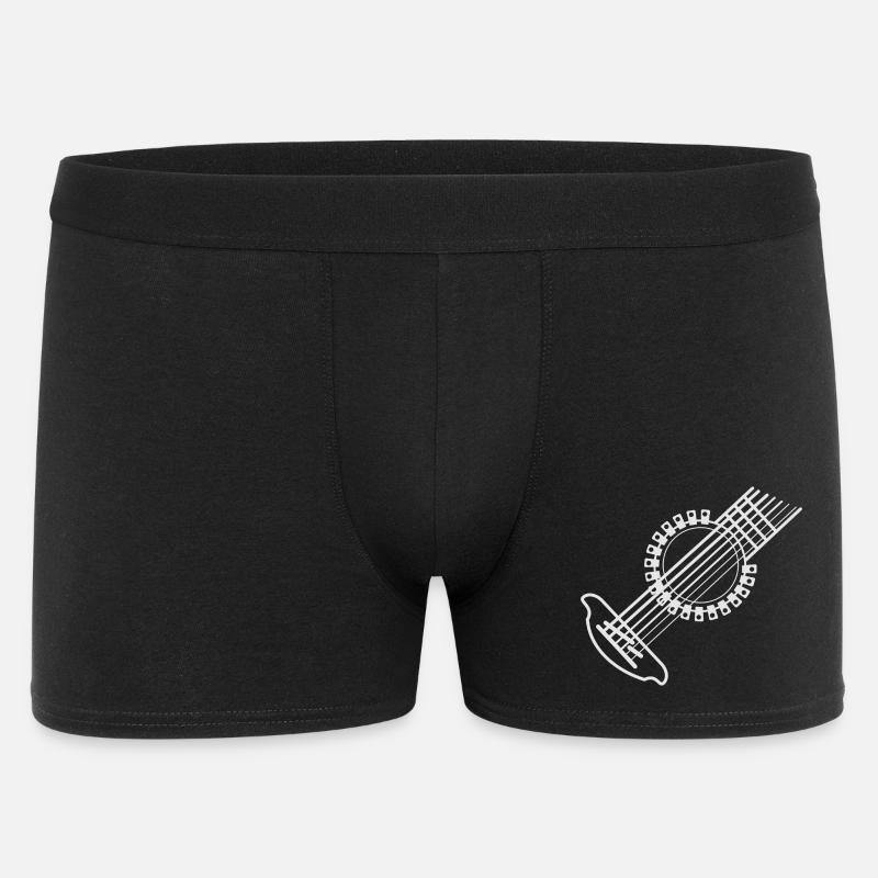 Gitarre musiker - Männer Boxer Shorts - Schwarz