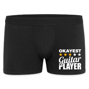 Guitariste moyen - Boxer Homme - noir - Devant