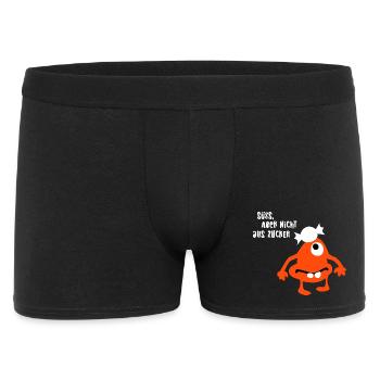 Monstre Mignon Mignon Sucre Bande Dessinée Cool Dictons - Boxer Homme - noir - Devant