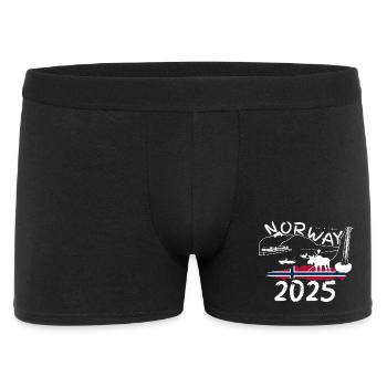 Norvège 2025 Ling avec montagnes et pêche à l’orignal - Boxer Homme - noir - Devant