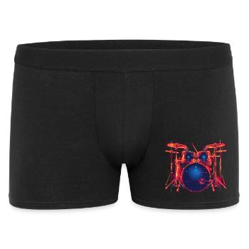 Piège style rétro - Boxer Homme - noir - Devant