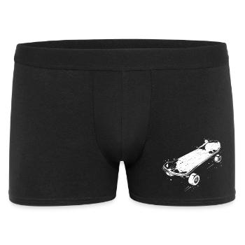 Croquis de planche à roulettes - Boxer Homme - noir - Devant