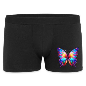 Schmetterling - Männer Boxer Shorts - Schwarz - Vorne