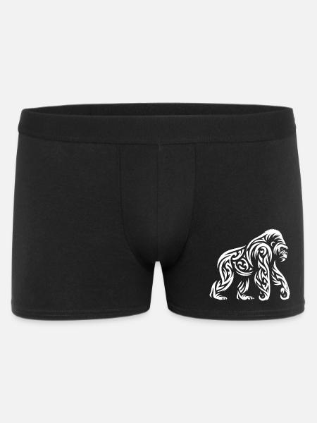 Gorille tribal - Boxer Homme - noir