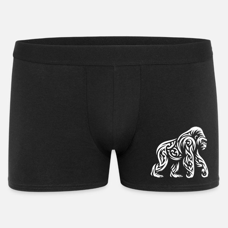 Gorille tribal - Boxer Homme - noir