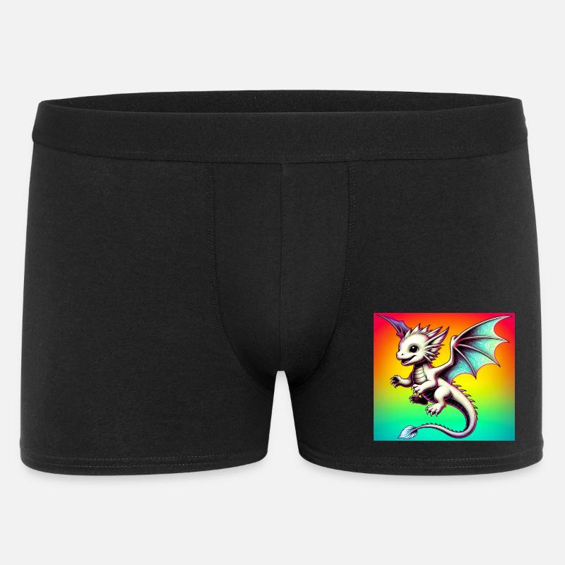 Drache - Männer Boxer Shorts - Schwarz