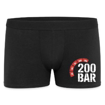 200 Bar Diver Design – Plongée Plongée sous-marine - Boxer Homme - noir - Devant