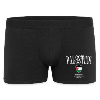 Palestine, minimalist elegant design - Men's Boxer Shorts - black - Front