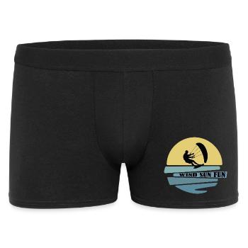 Vent Soleil Fun Kitesurfeur - Boxer Homme - noir - Devant