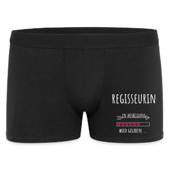 Film Studentin Beruf Ausbildung Regisseurin - Männer Boxer Shorts - Schwarz - Vorne