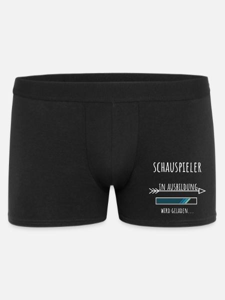 Schauspiel Studium Beruf Ausbildung Schauspieler - Männer Boxer Shorts - Schwarz