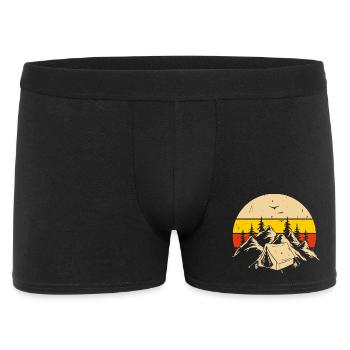 Randonnée Randonneur Alpiniste Cadeau - Boxer Homme - noir - Devant