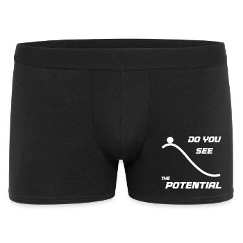 Do you see the potential - Men's Boxer Shorts - black - Front