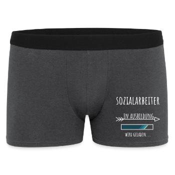 Social Work Studies Profession Social Worker - Men's Boxer Shorts - charcoal grey - Front