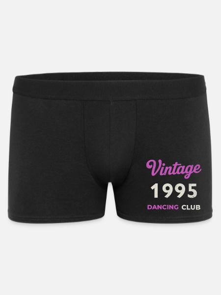 Vintage 1995 – Année de naissance rétro du club de danse - Boxer Homme - noir