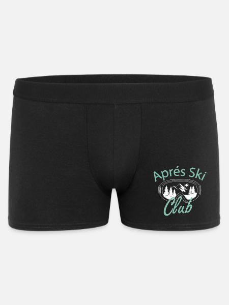 Après Ski Club Skiing Party Slope Winter Sports - Men's Boxer Shorts - black