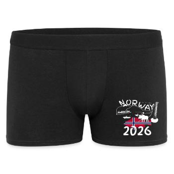 Norway 2026 Redfish with Mountains and Moose Fishing - Men's Boxer Shorts - black - Front