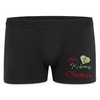 K-Drama Christmas Romance de Noël - Men's Boxer Shorts - black - Front