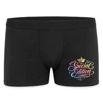Special Edition Colorful - Men's Boxer Shorts - black - Front