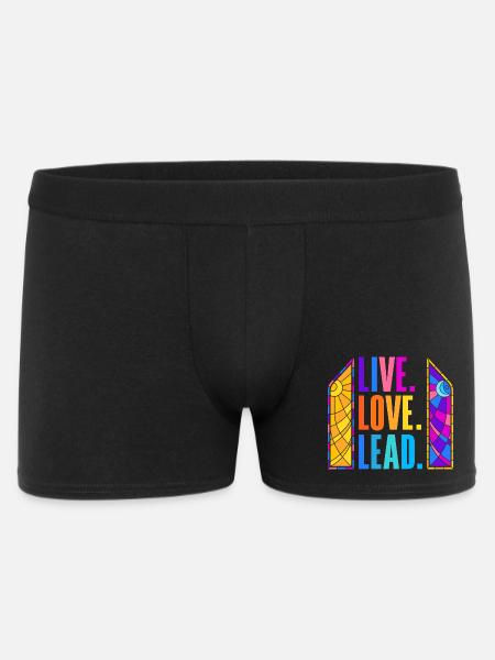 Buntglas-kunst Buntglas-künstler - Männer Boxer Shorts - Schwarz